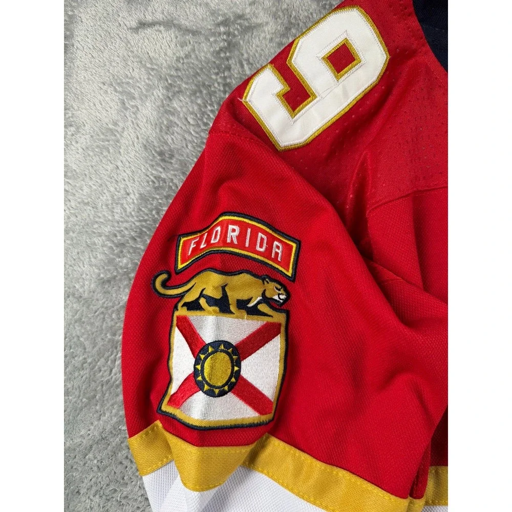 Adidas Florida Panthers #16 Aleksander Barkov Jersey Mens 50 NHL Hockey